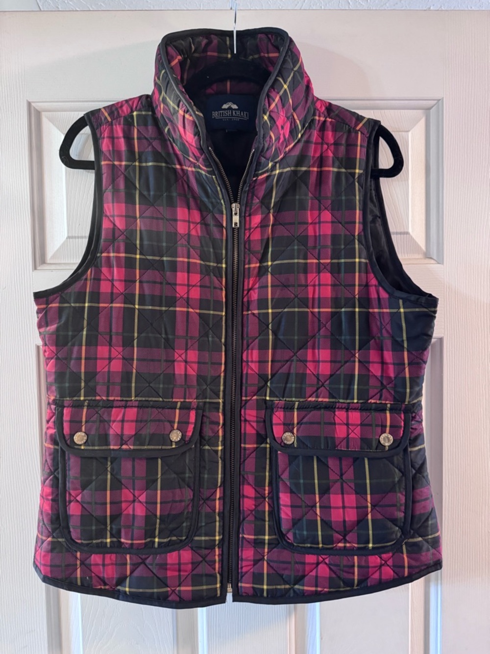 Plaid Vest